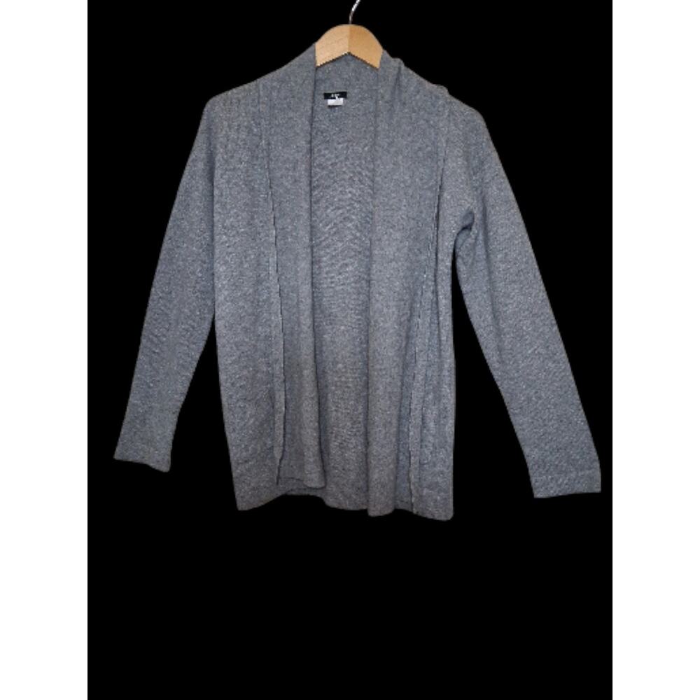 J. Crew Gray Wool Cashmere Blend Classic Cardigan Preppy Casual Women’s Medium